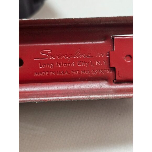 Vintage Red Swingline Stapler Long Island City New York USA - Picture 6 of 12